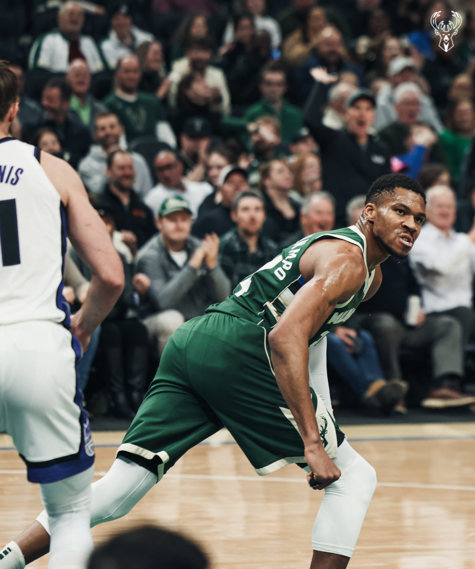 雄鹿客场击败国王，继续保持东部领先位置